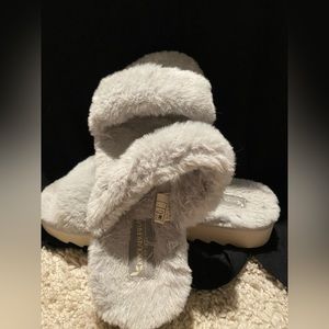 Fuzzy slippers